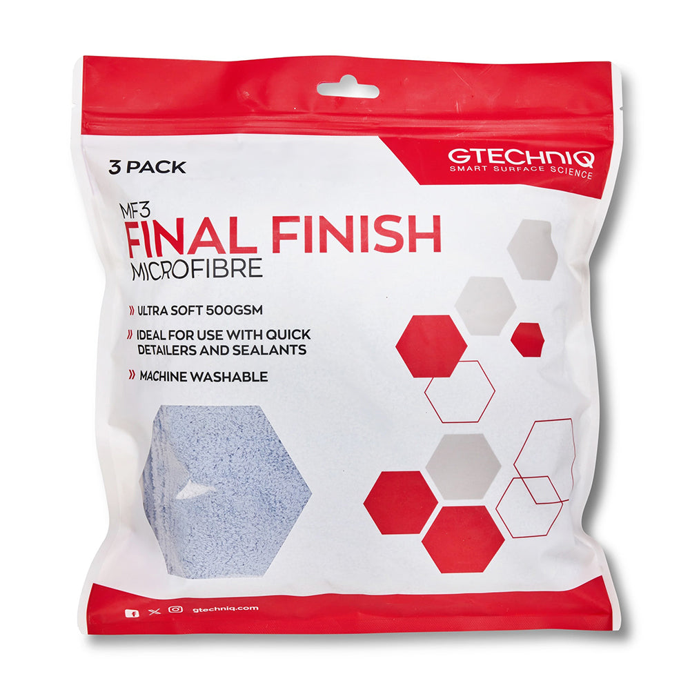 Gtechniq MF3 Final Finish Microfibre - 3 Pack