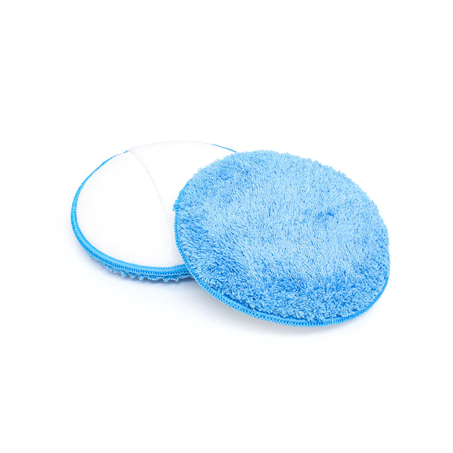 The Rag Company Round Wax Applicator Sponge 6" With Finger Pocket