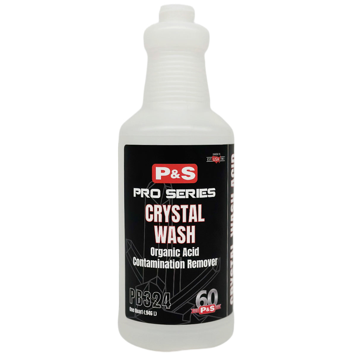 P&S Crystal Wash 32oz Spray Bottle / With Acid Resistance Trigger