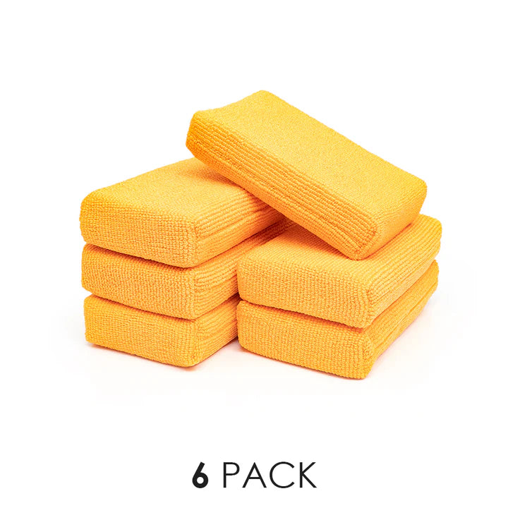 The Rag Company Pearl Applicator Sponge - Orange - 3" x 5"